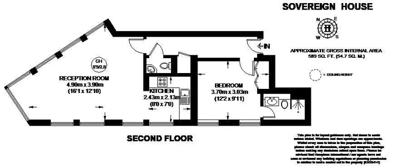 Floorplan 1 for Poppins Court EC4A, EPC: B