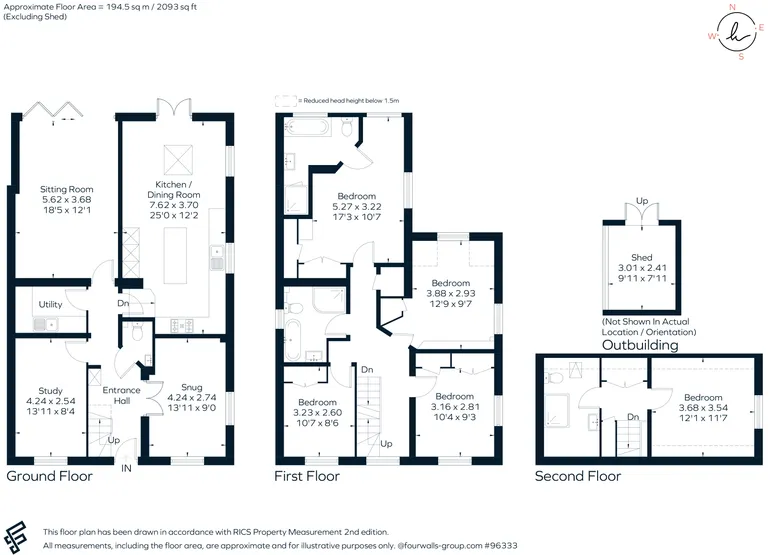 Floorplan 1 for Cleveley Road Enstone OX7