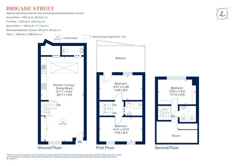 Floorplan 1 for Blackheath Village SE3