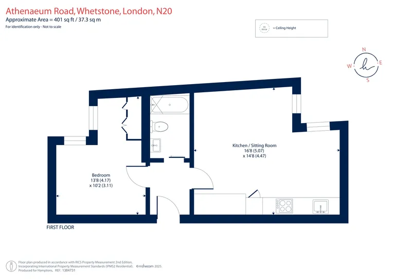 Floorplan 1 for Athenaeum Road, Whetstone, N20