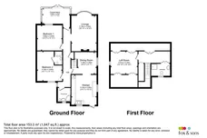 Lear Lane, Axminster floorplan 1 out of 2