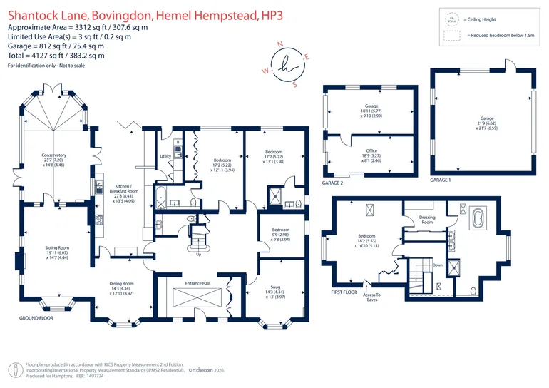 Floorplan 1 for Shantock Lane, Hemel Hempstead, HP3