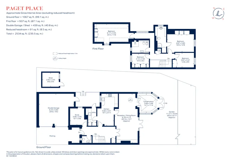 Floorplan 1 for Paget Place, Kingston Upon Thames, KT2