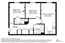 Beaufort Square, Windsor Village, Cardiff floorplan 1 out of 1
