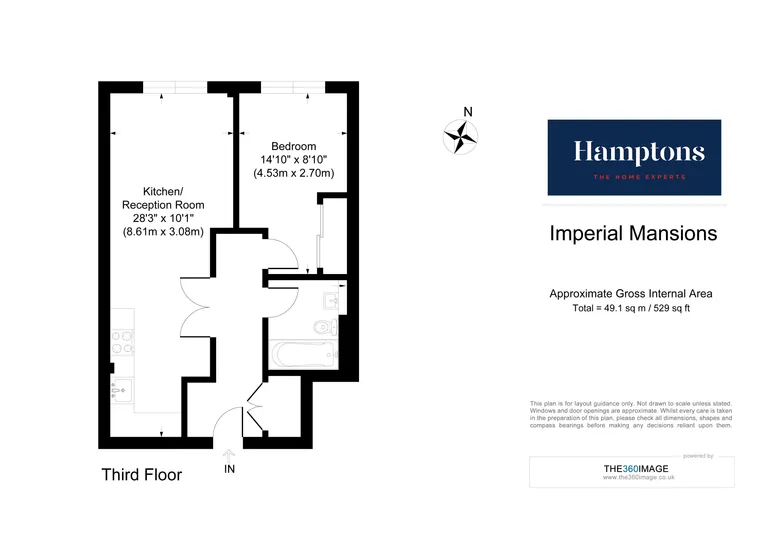 Floorplan 1 for Victoria Parade London SE10