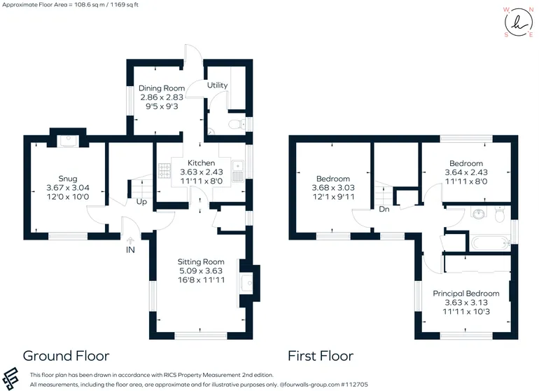 Floorplan 1 for Sandridgebury Lane St. Albans AL3