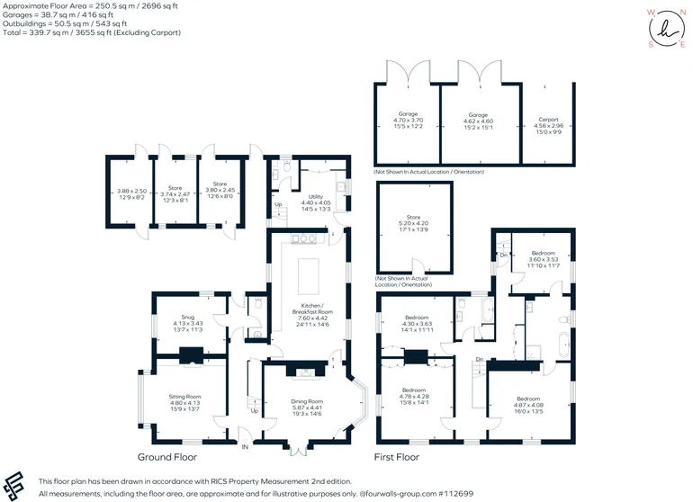 Floorplan 1 for Sandridgebury Lane St. Albans AL3