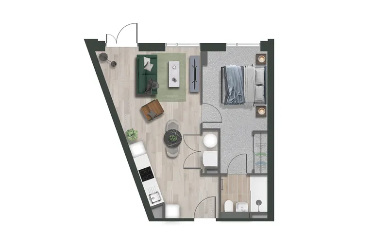 Floorplan 1 for Loudon's Yard, 2 Inkwell Place Birmingham B16