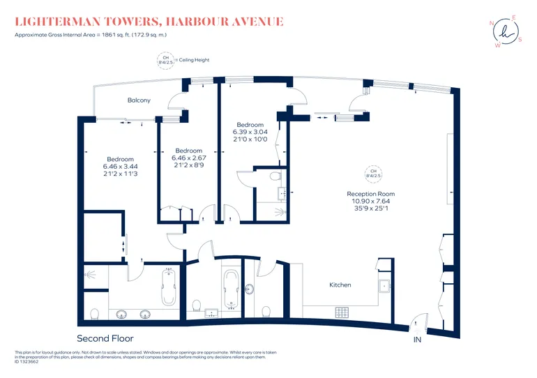 Floorplan 1 for Harbour Avenue, London, SW10