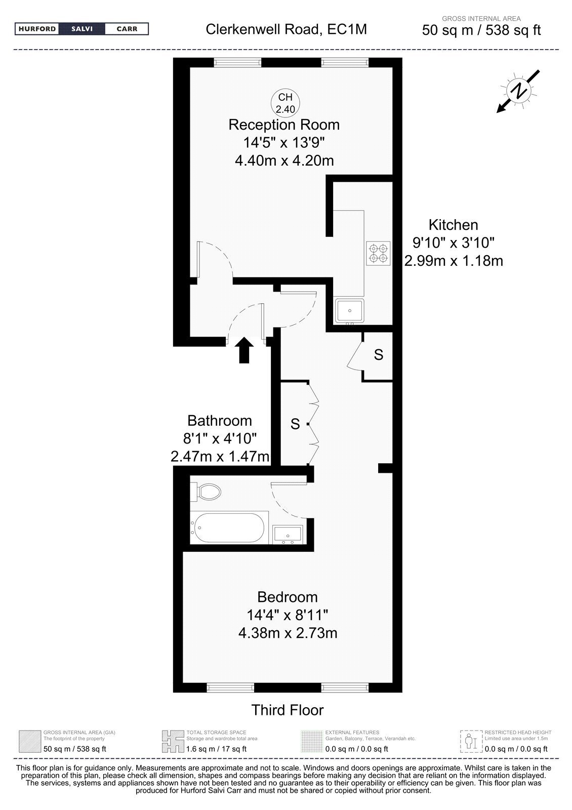 66 Clerkenwell Road, Clerkenwell, EC1M floorplan
