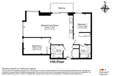 St. Gabriel Walk, London floorplan 1 out of 1