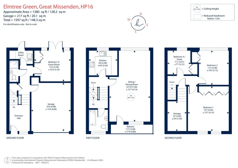 Floorplan 1 for Elmtree Green, Great Missenden, HP16
