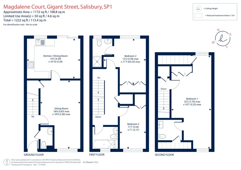 Floorplan 1 for Magdalene Court Gigant Street SP1