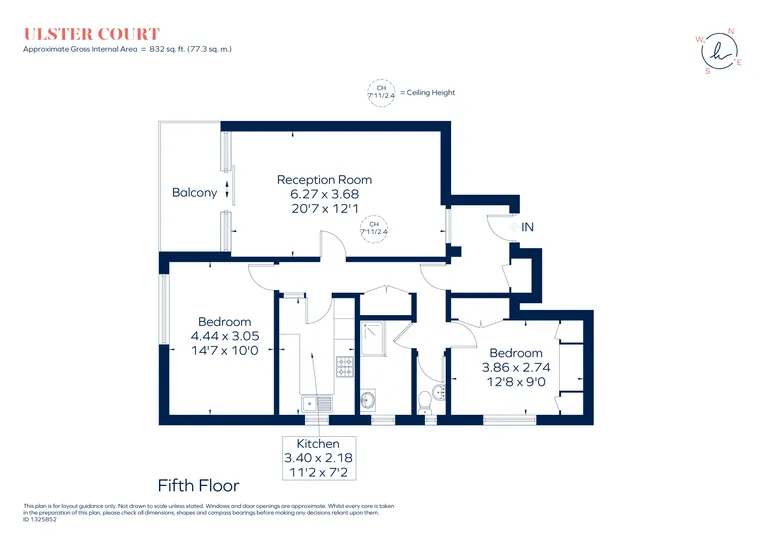 Floorplan 1 for Albany Park Road, Kingston Upon Thames, KT2