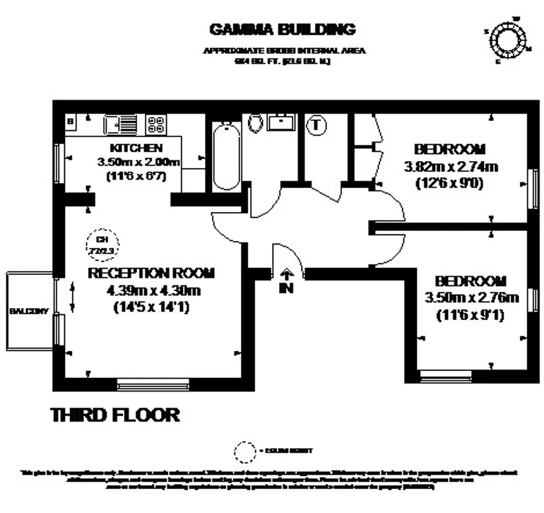 Floorplan 1 for Amhurst Road London E8