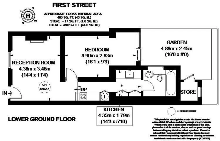 Floorplan 1 for First Street London SW3