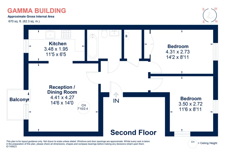Floorplan 1 for Amhurst Road London E8
