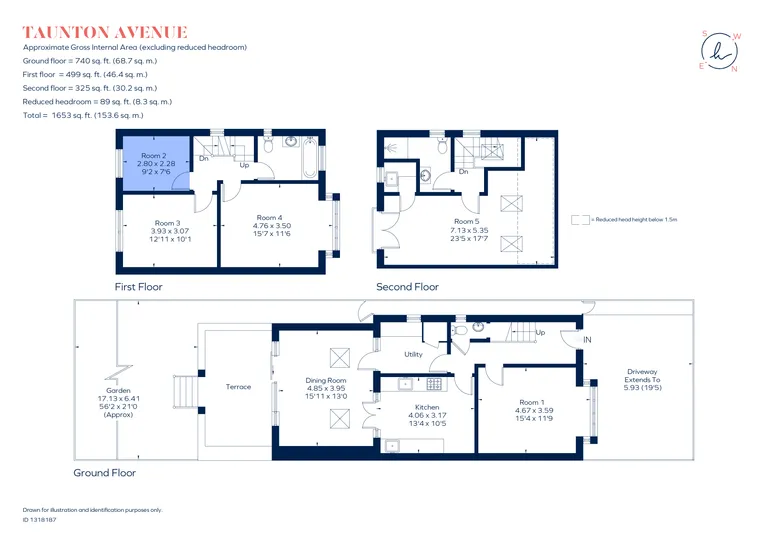 Floorplan 1 for Taunton Avenue Hounslow TW3