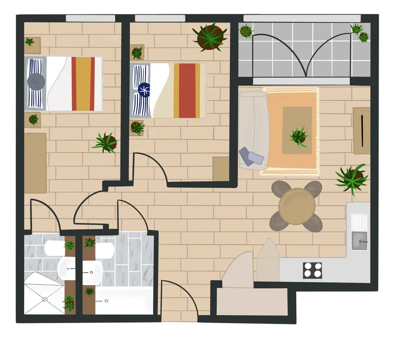 Floorplan 1 for Enclave: Birmingham City, 149 Hurst St Birmingham B5