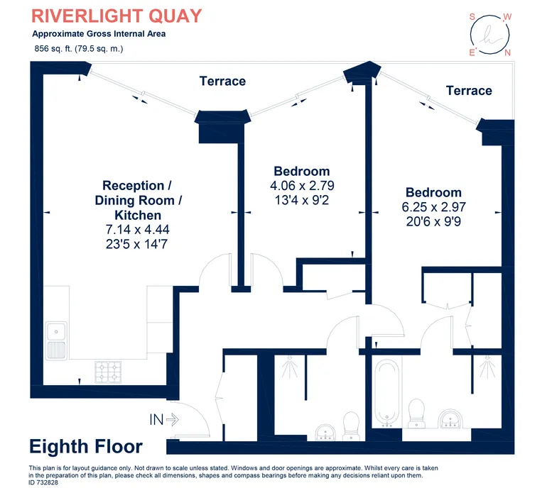 Floorplan 1 for Riverlight Quay, SW11