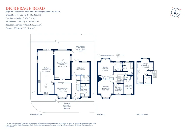Floorplan 1 for Dickerage Road Kingston Upon Thames KT1