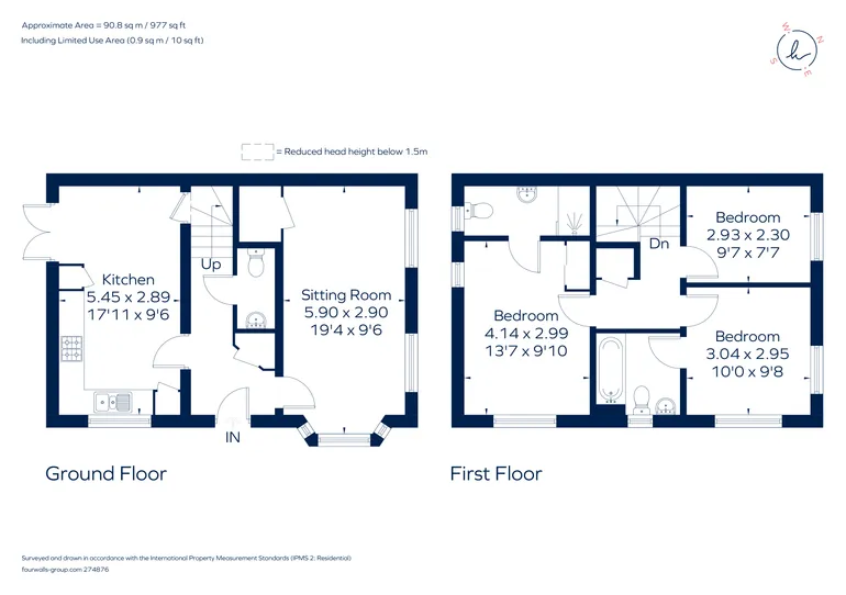 Floorplan 1 for Hamilton Road, Lower Quinton, CV37