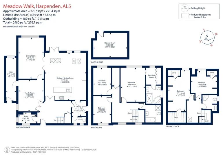 Floorplan 1 for Meadow Walk, Harpenden, AL5