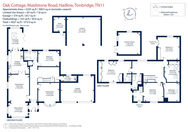 Floorplan 1 for Maidstone Road, Hadlow, TN11