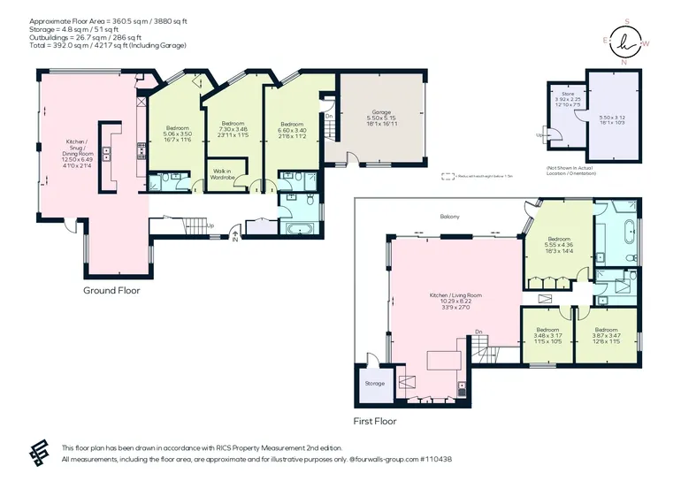 Floorplan 1 for Beach Road, Shoreham-By-Sea, BN43
