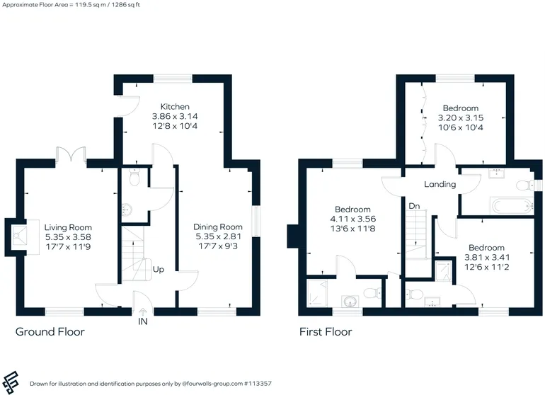 Floorplan 1 for Siddington, Cirencester, GL7