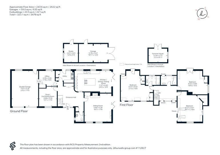 Floorplan 1 for River Hill, Binsted, GU34
