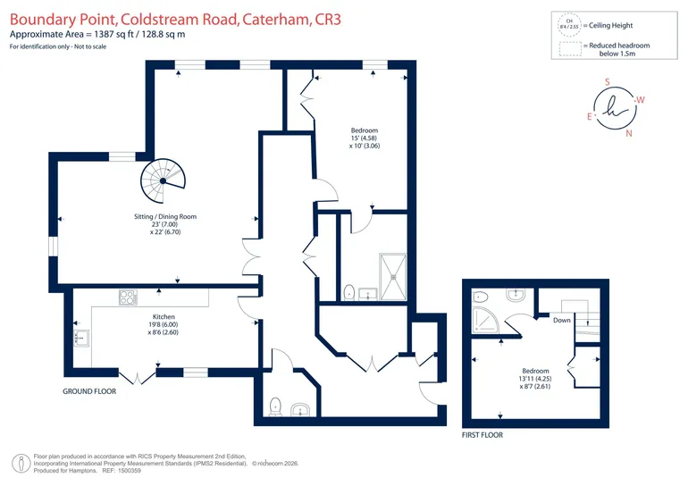 Floorplan 1 for Coldstream Road, Caterham, CR3