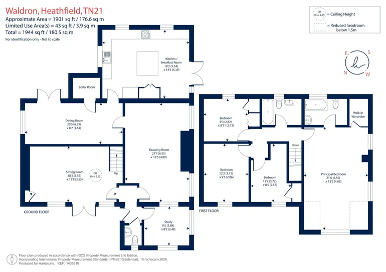 Floorplan 1 for Hanging Birch Lane, Waldron, TN21