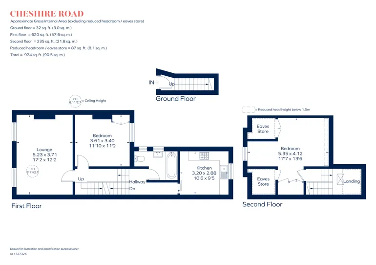 Floorplan 1 for Cheshire Road, London, N22
