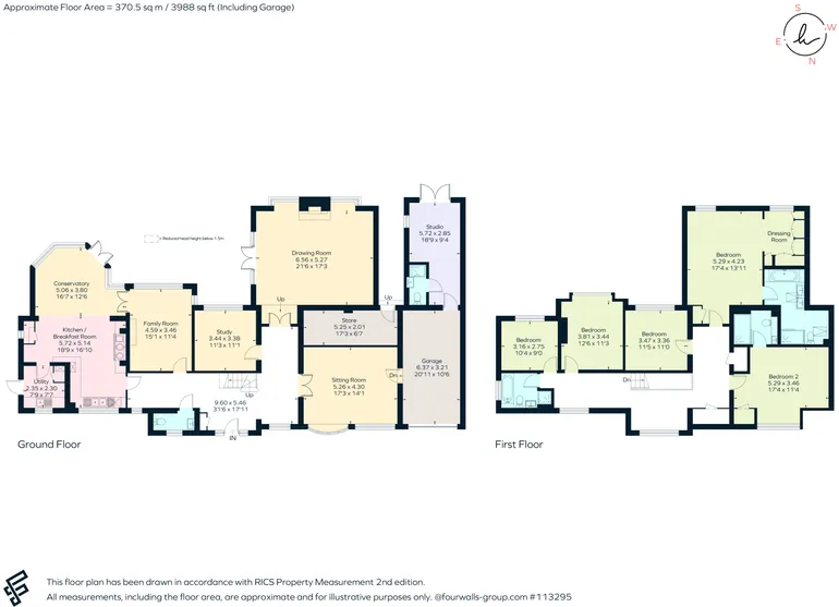 Floorplan 1 for Grantley Avenue, Guildford, GU5