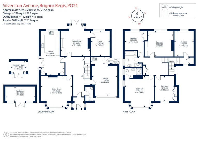 Floorplan 1 for Silverston Avenue, Bognor Regis, PO21