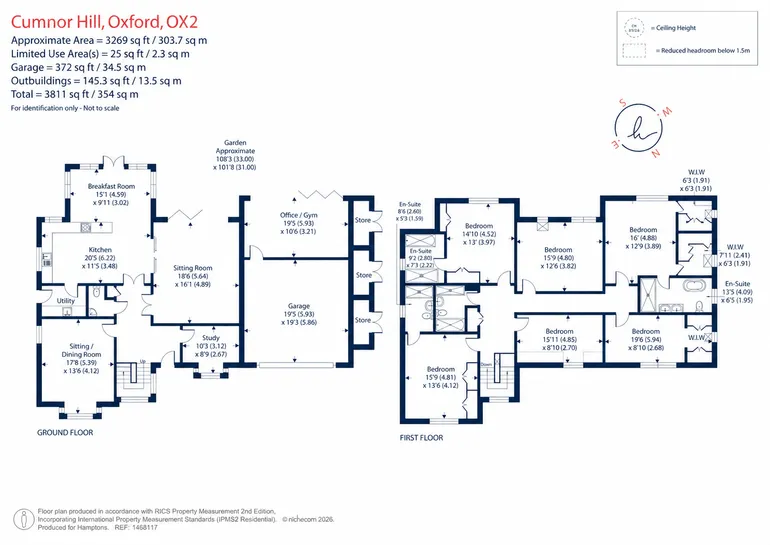 Floorplan 2 for Cumnor Hill, Oxford, OX2