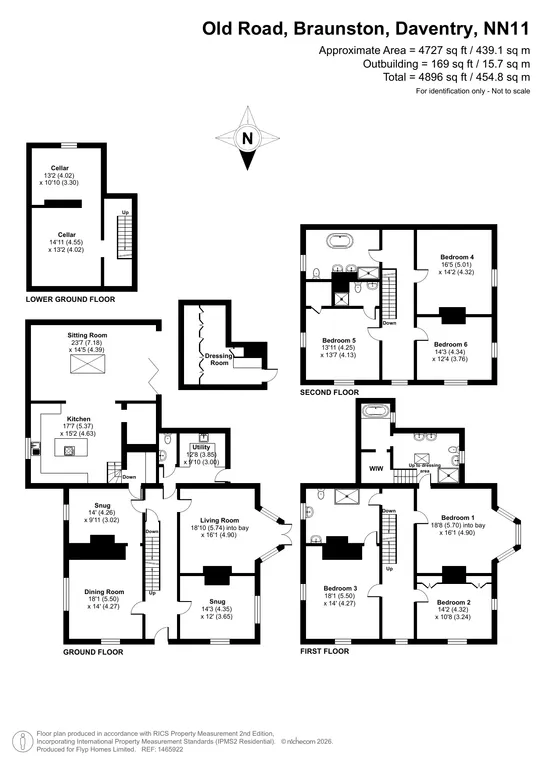 Floorplan 1 for Old Road, Braunston, NN11