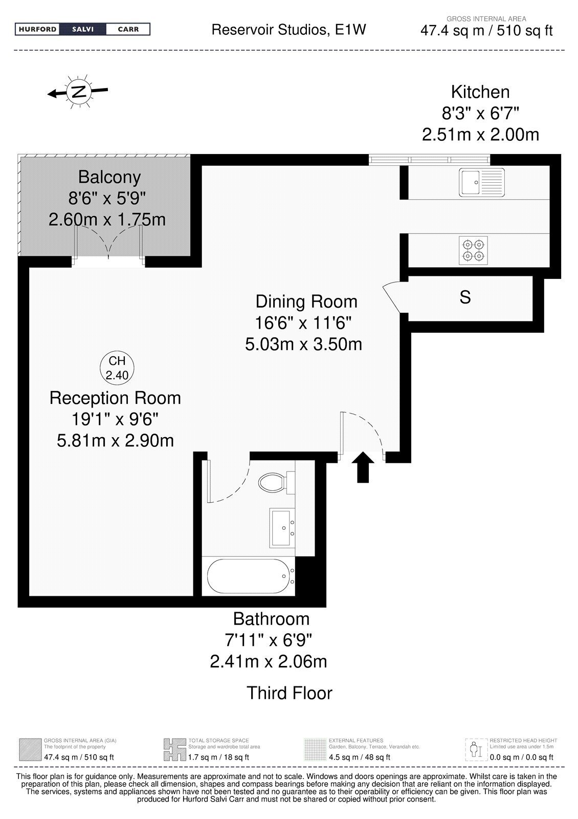 Reservoir Studios, 547 Cable Street, London, E1W floorplan