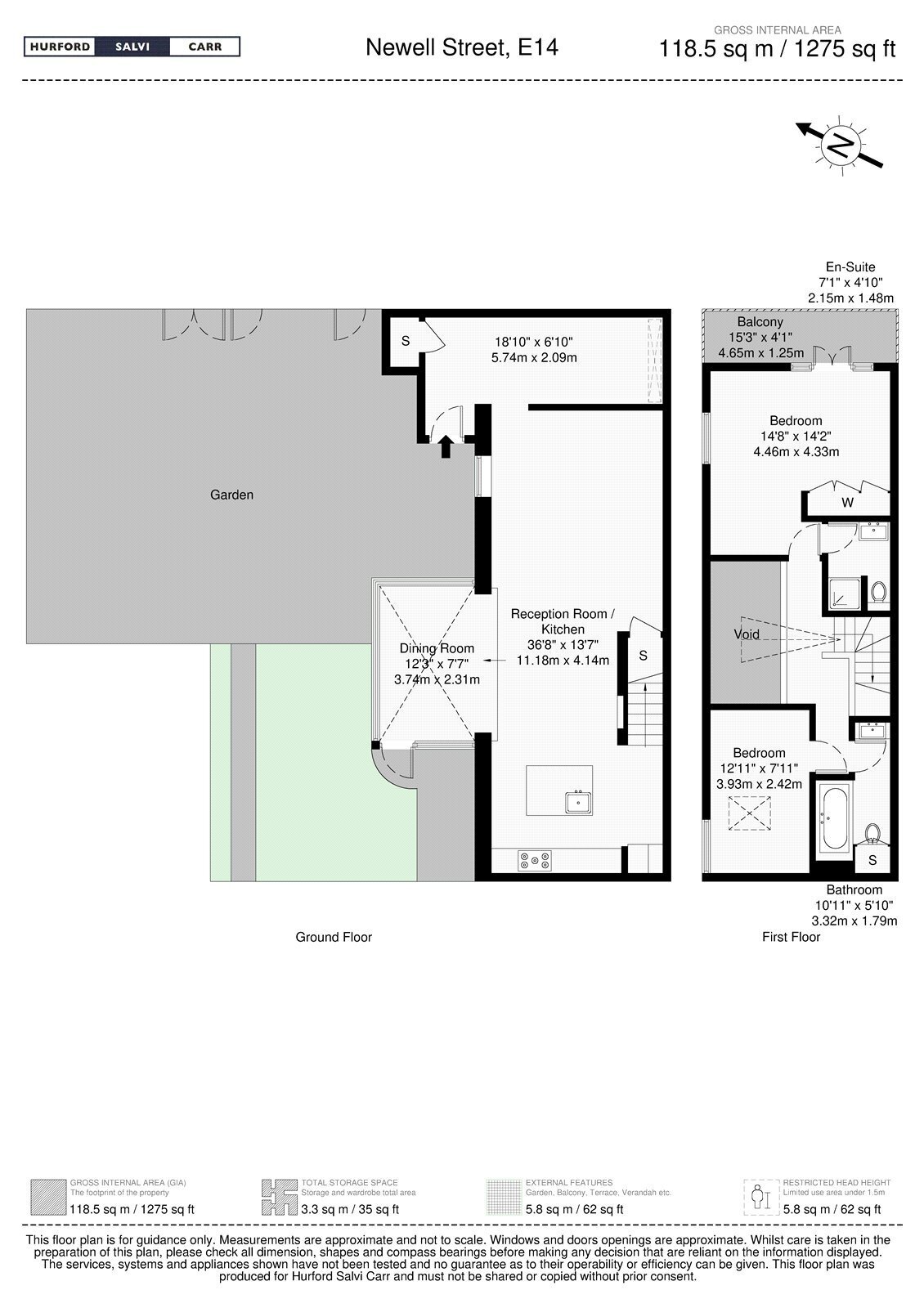 Newell Street, Limehouse, London, E14 floorplan