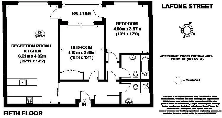 Floorplan 1 for Eagle Wharf Court, Shad Thames, SE1
