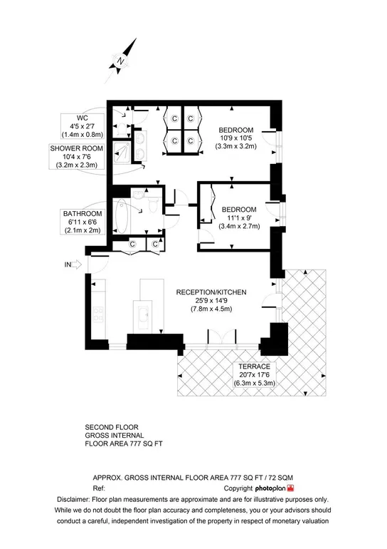 Floorplan 1 for Heritage Lane West Hampstead NW6