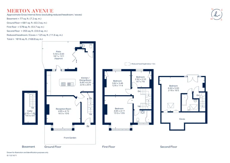 Floorplan 1 for Merton Avenue London W4