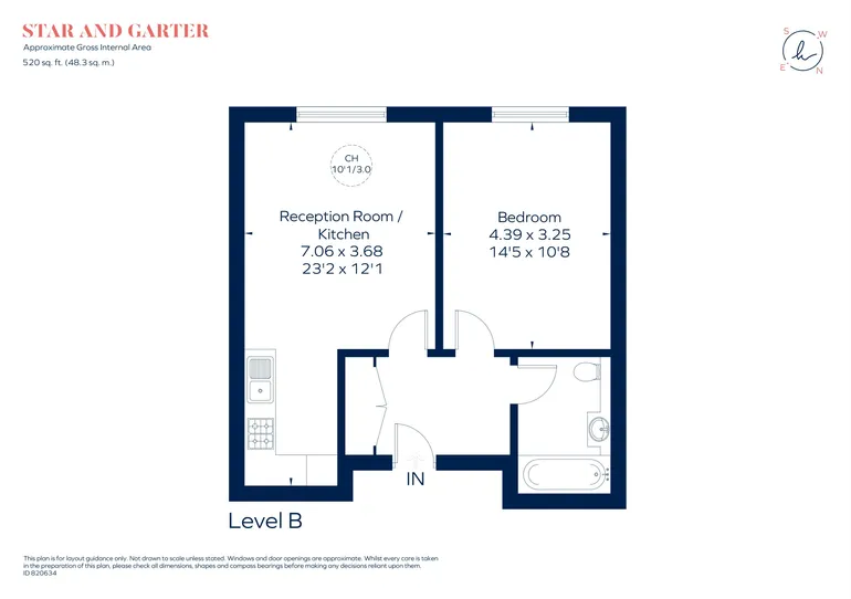 Floorplan 1 for Richmond Hill Richmond TW10