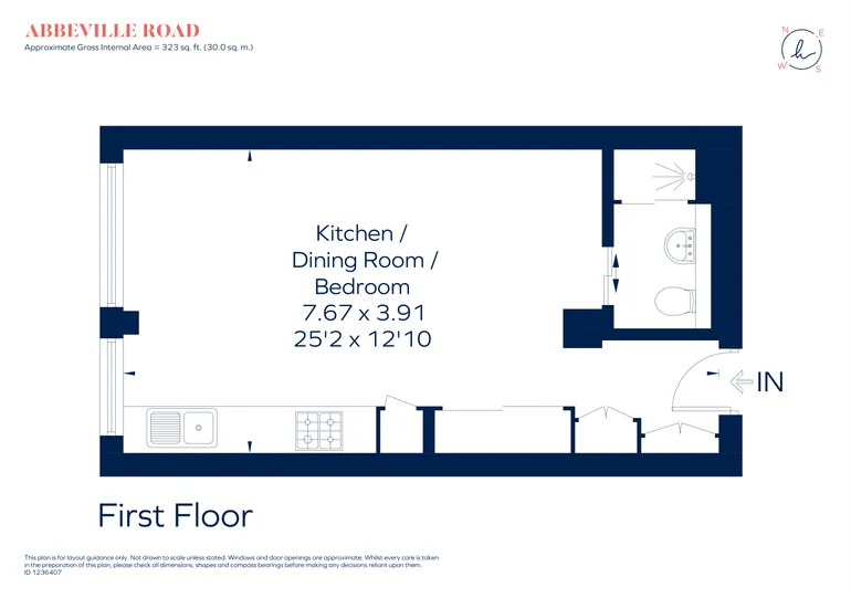 Floorplan 1 for Abbeville Road London SW4