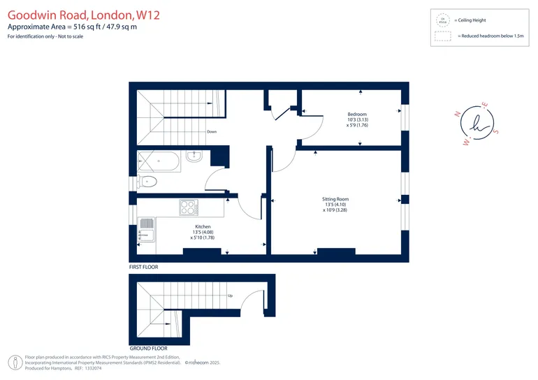 Floorplan 1 for Goodwin Road London W12