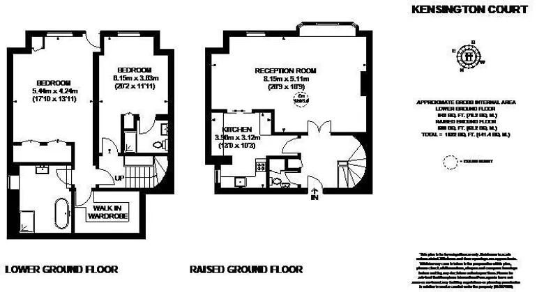 Floorplan 1 for Kensington Court London W8