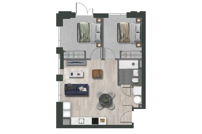 Floorplan 1 for Loudon's Yard, Inkwell Place Birmingham B16