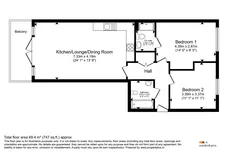 Cestria Quayside, Chester floorplan 1 out of 1