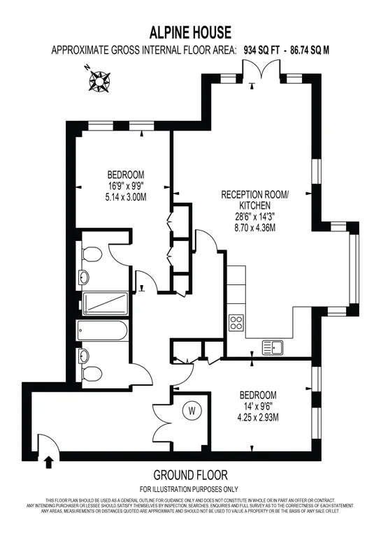 Floorplan 1 for Common Road Stanmore HA7